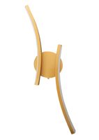 Kinkiet lampa wisząca LED liniowa metalowa AT79-2KL-Gold