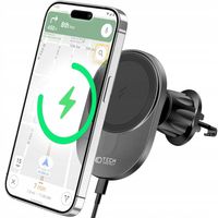 UCHWYT SAMOCHODOWY ŁADOWARKA INDUKCYJNA DO MAGSAFE DO IPHONE 12 13 14 15 16
