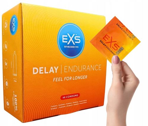 Prezerwatywy EXS Delay 48 szt Opóźniające Wytrysk Przedłużające Stosunek na Arena.pl
