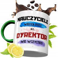 Kubek Zielony Dla Dyrektora Na Urodziny Prezent Z Nadrukiem Ze Zdjęciem