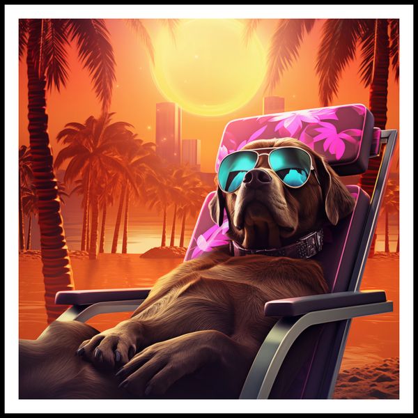 Plakat 80x80cm Lato w Stylu zdjęcie 3