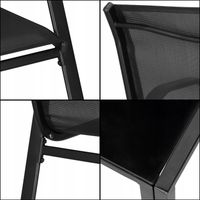 MEBLE OGRODOWE ZESTAW SOFA STOLIK KRZESŁA METALOWE KOMPLET MEBLI NA 5 OSÓB