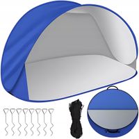 2X DUŻY NAMIOT PLAŻOWY SAMOROZKŁADAJĄCY POP-UP PARAWAN 190x120 CM + POKROWI