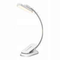 Lampka Bezprzewodowa Obrotowa Glocusent USB-C DO Czytania Biała