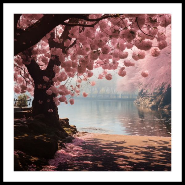 Plakat 70x70cm Spokój Sakury zdjęcie 3