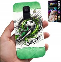 ETUI DO SAMSUNG A6 2018 - PIŁKA NOŻNA, FOOTBALL PIŁKA CASE + SZKŁO