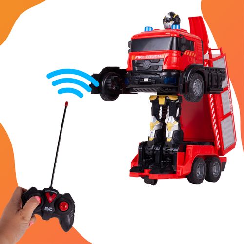 Robot Transformujący Straż Pożarna Na Pilota Auto na Arena.pl