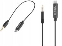 Boya 3.5mm male trs to male type-c adapter cable (20cm)