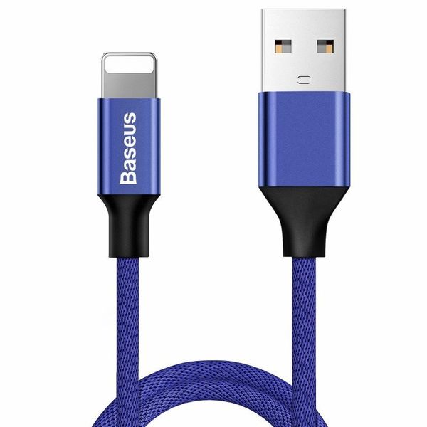 kabel baseus yiven lightning 1.2m 2a (niebieski) zdjęcie 1