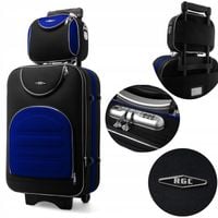 RGL 2w1 Zestaw duża walizka podróżna XXL + KUFEREK GRATIS BAGAŻ