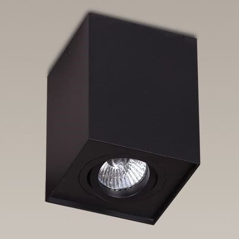Downlight loftowy BASIC SQUARE C0071 Maxlight do salonu metalowy czarny na Arena.pl