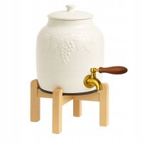 Ceramiczny dystrybutor wody ViO CD-02 Winogroni Zestaw VIP 1 Gold Podstawka