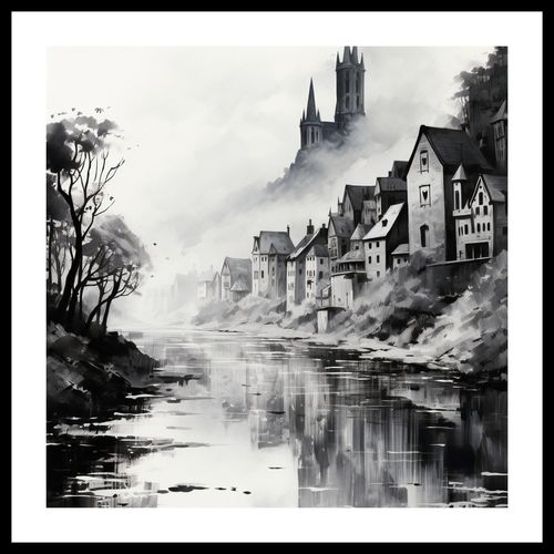 Plakat 40x40cm Mglisty Refleks na Arena.pl