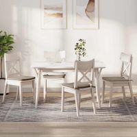 Poduszki na siedziska 4 pcs Ciemnoszary 40 x 40 x 3 cm