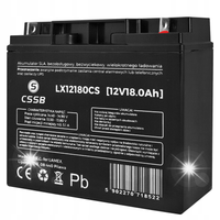 AKUMULATOR ŻELOWY BATERIA AGM BEZOBSŁUGOWY 12V 18Ah WAG UPS ZABAWEK
