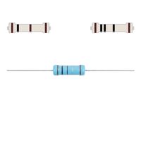 Rezystor 100 Ohm tolerancja 1% precyzyjny moc 3W 100R 5x16mm metalizowany