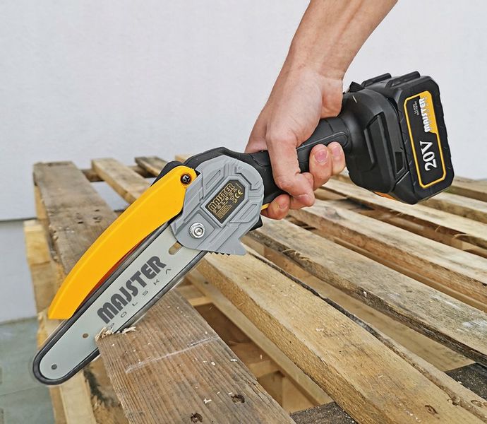 AKUMULATOROWA PILARKA PIŁA ŁAŃCUCHOWA 6 CALI 2x AKU 4 ŁAŃCUCHY 4 PROWADNICE zdjęcie 8