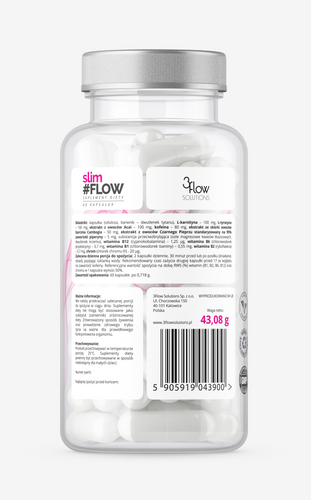 SPALACZ TŁUSZCZU 3FLOW SOLUTIONS SLIMFLOW 60 KAPS na Arena.pl