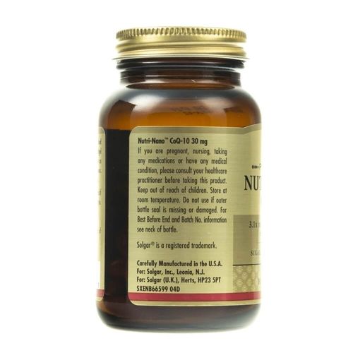 Solgar Nutri Nano CoQ10 - 50 kapsułek na Arena.pl
