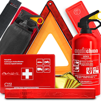 Apteczka Gaśnica 1kg Trójkąt Folia NRC Uchwyt Rzep Na Gaśnicę Apteczkę