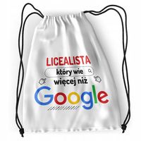 Plecak Dla Licealisty Sportowy Szkolny Worek Torba Z Nadrukiem Ze Zdjęciem