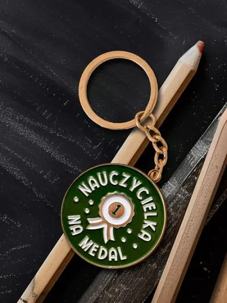 NAUCZYCIELKA NA MEDAL / brelok zdjęcie 1