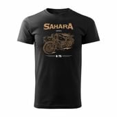 Koszulka motocyklowa z motocyklem BMW Sahara Legend męska czarna S