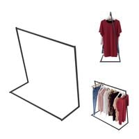 WIESZAK STOJAK NA UBRANIA STAL LOFT CZARNY 124 CM