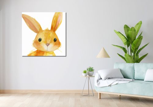 Obraz 90x90cm Słodki Zajączek na Arena.pl