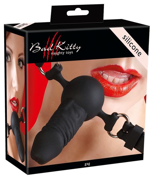Bad Kitty Silikonowy Knebel Penis zdjęcie 1