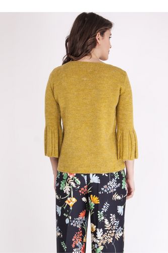 Sweter SWE096 Honey - MKM Żółty M na Arena.pl