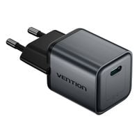 Ładowarka GaN Vention 20W USB-C Szybkie Ładowanie DO iPhone 8-16 Szara