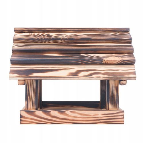 Karmnik Dla Ptaków Na Ziarno Duży Stojący Opalany Solidny + Słonecznik na Arena.pl