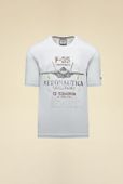 Aeronautica Militare T-shirt z F-35 (261TS2536UJ00641) biała 3XL