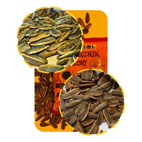 SŁONECZNIK PRAŻONY TURECKI MIRASOL 80G Z PRZYPRAWAMI 13 SZTUK na Arena.pl