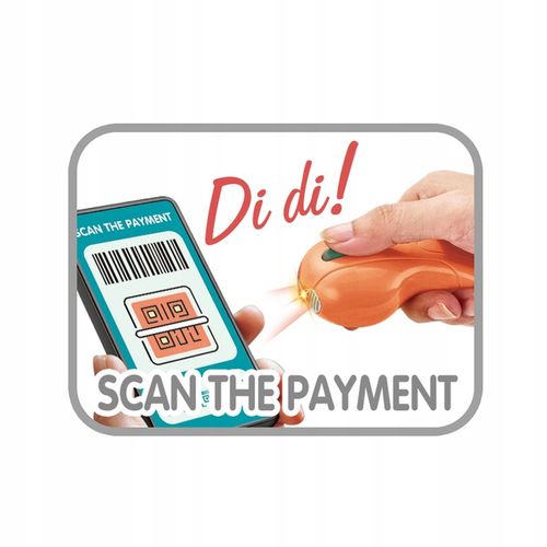 DUŻA KASA FISKALNA Sklepowa DLA DZIECI KALKULATOR Skaner KOSZYK MATADI AKC na Arena.pl