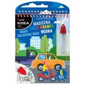 MAGICZNA WIELORAZOWA KOLOROWANKA WODNA POJAZDY KIDEA
