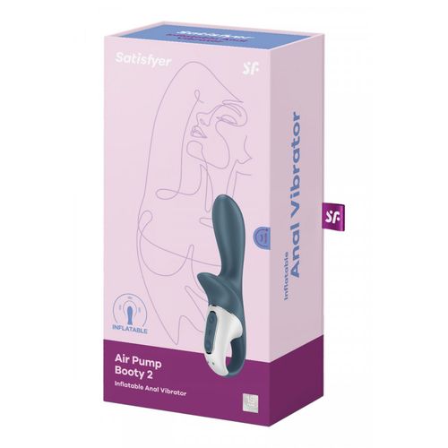 pompowany wibrator analny air pump booty 2 dark grey satisfyer na Arena.pl