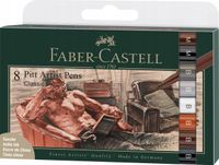 PISAKI PITT ARTIST PEN B CLASSICAL 8SZT