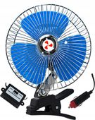 WIATRAK WENTYLATOR SAMOCHODOWY OBROTOWY 12V KLIPS