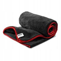 WaxPRO Perfect Fluffy Black 100x60cm Duży Ręcznik Do Osuszania Samochodu