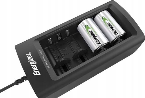 Ładowarka Energizer Universal R3 R6 R14 R20 9V + 2x Akumulatorki D 2500mAh na Arena.pl