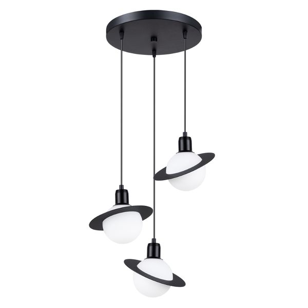Lampa wisząca HYPERION 3P czarny zdjęcie 1