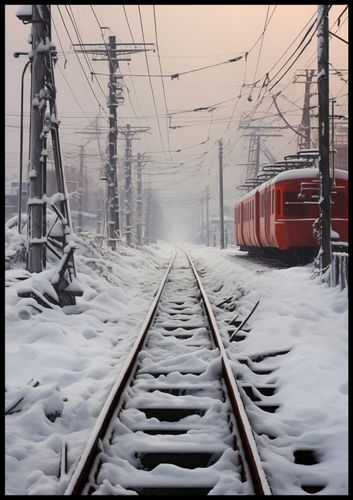 Plakat 70x100cm Podróż po Torach na Arena.pl