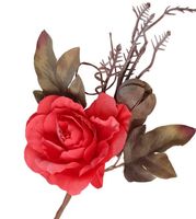 RÓŻA NA PIKU GAŁĄZKA DEKORACYJNA SZTUCZNE KWIATY