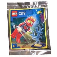 klocki lego 952012 city nurek z latarką saszetka