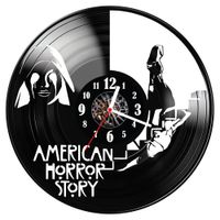 Zegar ścienny z płyty winylowej American Horror Story 1138.14
