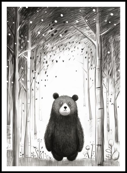 Plakat 67,5x95cm Ciekawski Miś zdjęcie 3