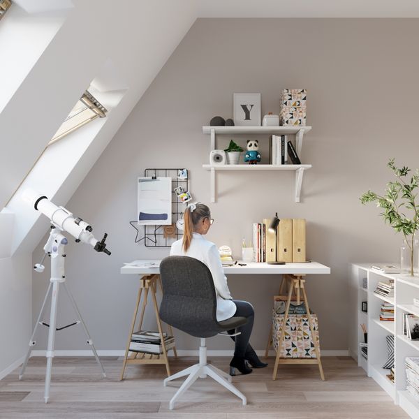 Lampa biurkowa RING czarna zdjęcie 7
