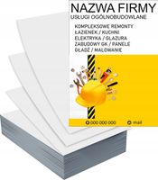 Ulotki A6 1000szt reklamowe firmowe duży wybór USŁUGI OGÓLNOBUDOWLANE